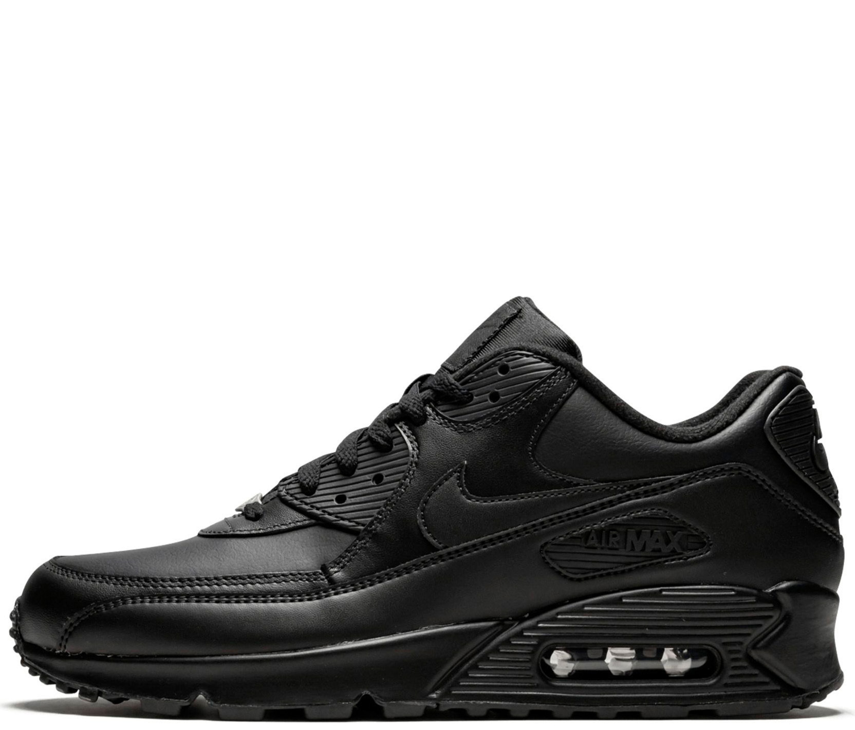 Nike air max черные мужские. Air Max 90 Black. Nike Air Max 90 черные. Кроссовки Nike Air Max 90 Leather. Кроссовки Nike Air Max 90 Essential.