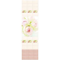 Панель ПВХ Novita Light 3D Чайная роза узор 2700х250мм