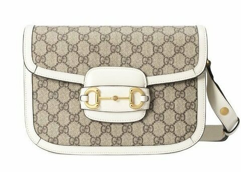 Сумка Gucci 1955 Horsebit белый