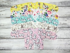 Распашонка цветная реглан( кулир )