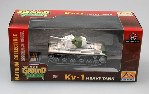 Модель Танк масштаб 1:72 КВ-1 1941 Армия СССР