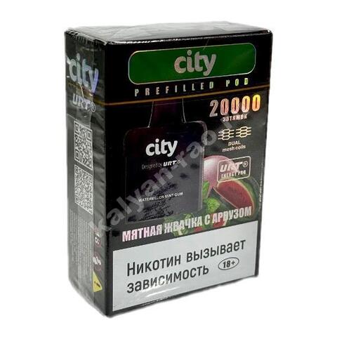 Картридж City Energy Pro URT - Мятная Жвачка с Арбузом 12000 затяжек