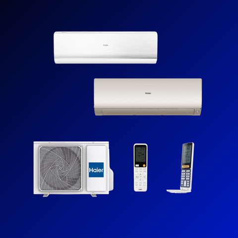 Мульти сплит-система Haier AS12NS6ERA-W + AS25S2SF3FA-G / 2U40S2SM1FA на 2 комнаты 35+25 м2