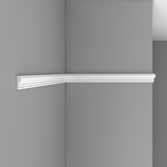 Молдинг гладкий Decomaster 97154F гибкий 40х17х2400мм