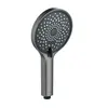 Aquatek AQ1748BGM AQ1748BGM ЛУГАНО смеситель для ванны с душевым гарнитуром, оружейная сталь (шлиф. черный хром)