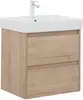 Aquanet 287901 Компл.2 - Тумба Nova Lite 60 2 ящ. цв. дуб крафт (287901)