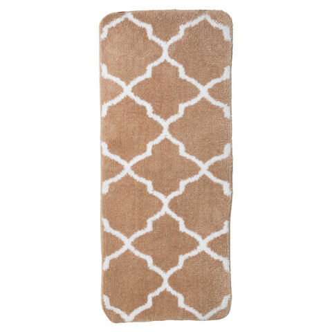 Коврик для ванной комнаты и туалета Norre, 50*120, полиэстер, бежевый