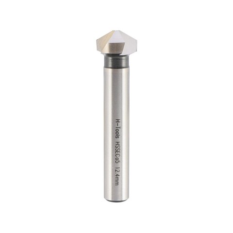 Зенковка ц/х 120° 12,4мм HSSE-Co5 3z L53мм d8мм H-Tools 890124EHT