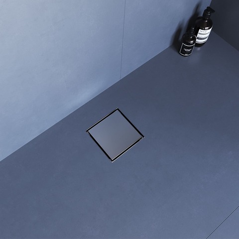 RGW 79211015-01 Душевой трап RGW SDR-10-15 квадрат 150*150 Хром ? 40 мм без ножек, сифон, переходник 40/50