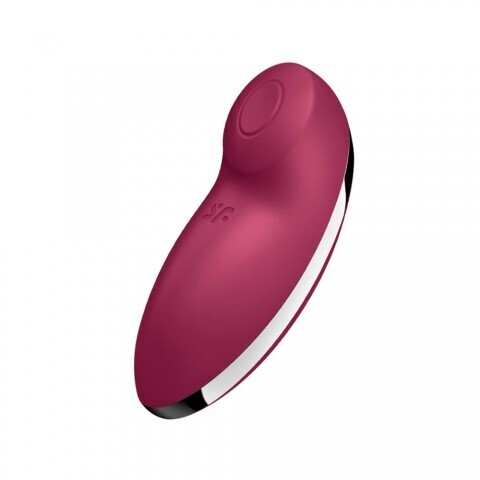 Клиторальный стимулятор с вибрацией Satisfyer Tap&Climax 2 бордовый