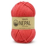 Пряжа Drops Nepal 8909 розовый коралл