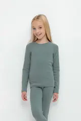джемпер  для девочки  К 302154-1/полынь