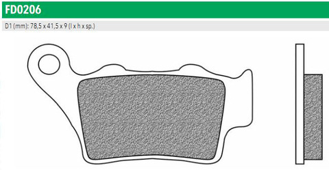 FD0206TS Тормозные колодки дисковые мото ROAD TOURING SINTERED (FDB2005ST)   NEWFREN
