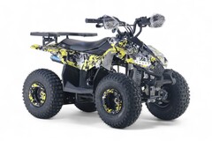 Детский бензиновый квадроцикл RiverToys LEON с электростартером