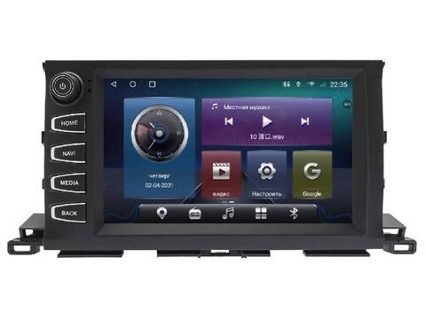 Магнитола Toyota Highlander (2013-2019) Android 11 4/64GB QLED DSP 4G модель TO-124TS18