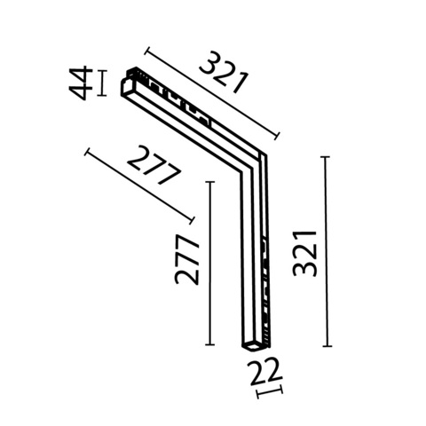 Трековый светильник Maytoni Basis angle TR102-24W4K-W