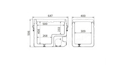 Компрессорный автохолодильник Alpicool TS50 ( 12/24V, 50л)