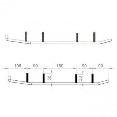 КОНЬКИ SPI A-04-0-4-642 (88-1840) YAMAHA VIKING 540 (2005-2016)