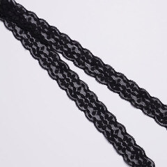 Кружево/Стрейч/Ширина 20 мм 1249 черный