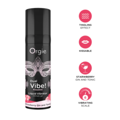 Набор Orgie Vibe! Bullet с вибрирующим гелем Dual Vibe и вибропулей