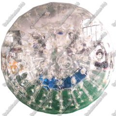 Водный зорб ТПУ "Прозрачный", диаметр 2.2 м