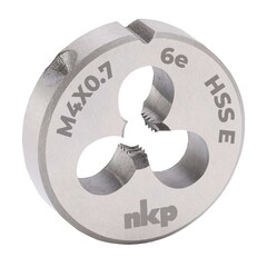 Плашка М 4,0х0,7 DINEN22568 HSSE 6e 20х5мм NKP 289040N