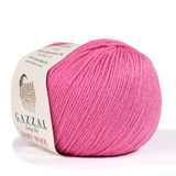 Пряжа Gazzal Baby Wool 831 розовый