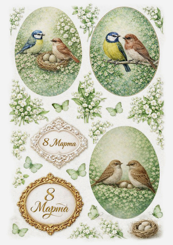 281 Пленочный трансфер для декупажа формат А4, ProArt