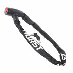 Цепь-Замок HORST 6х6х900мм в текстил. чехле, черный (00-170900)