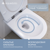 Aqueduto AQDS116T AQD комплект: TECNICA Novo Система инсталляции для подвесного унитаза, QUADRADO Панель смыва, белый глянцевый, CONE Tornado S Унитаз подвесной 480*360 безободковый, Tornado, сиденье с микролифтом, белый глянцевый