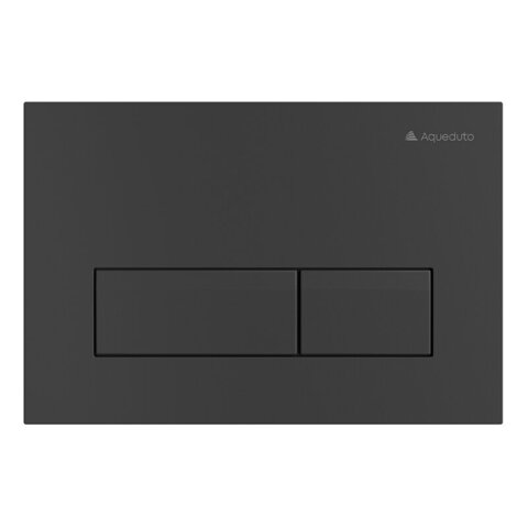 Aqueduto RET0240 AQD RETANGULO Novo Панель смыва, черный матовый