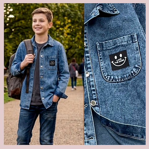 Рубашка джинсовая м (10-15) 260310-W1119