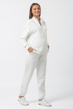Спортивный костюм для беременных и кормящих 15825 молочный