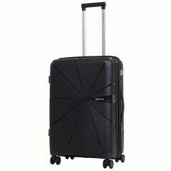 Чемодан полипропилен Redmond облегченный средний Матовый черный 64x43x26 см (М)