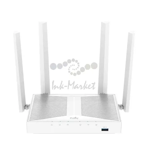Cudy WR3000U-256MB Гигабитный роутер Wi-Fi 6 AX3000, 2,4/5 ГГц, до 2976 Мбит/с, 5x1 Гбит/с, 1хUSB3.0, поддержка OpenWRT