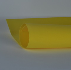 Фоамиран Иранский цвет желтый. Толщина 1.0мм. Лист 60х70см.