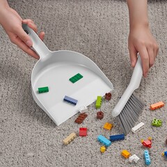 Набор для уборки IKEA PEPPRIG (ПЕППРИГ), Серый, 8х26 см