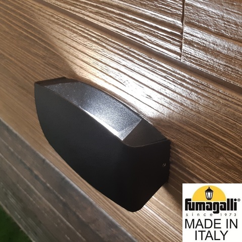 Уличный настенный светильник Fumagalli ABRAM AB1.000.000.AXJ1L