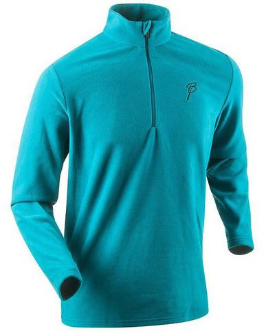 Толстовка флисовая Bjorn Daehlie Half Zip Drift turquoise 2018