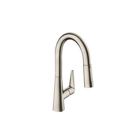 Смеситель для кухни с выдвижным изливом и лейкой Hansgrohe Talis S 72815800