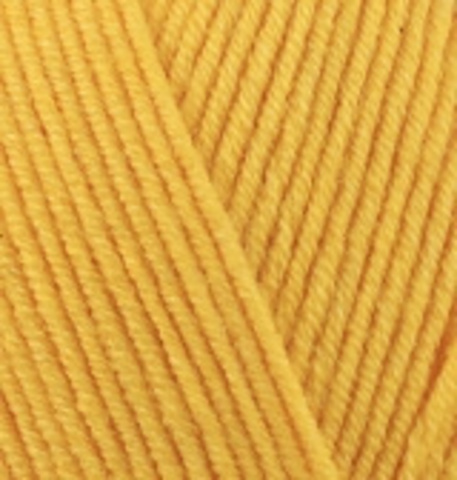 Пряжа Cotton gold (Alize) 216 Темно-желтый, фото