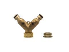 Разветвитель QUATTRO ELEMENTI 2-х канальный, внутр. резьба 3/4