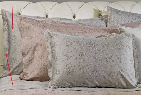 Постельное белье 2 спальное евро La Perla Limoges grigio серое