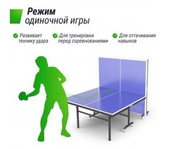 Теннисный стол UnixFit Indoor для помещений