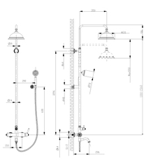 Смеситель Lemark Spark LM6762RG для ванны и душа
