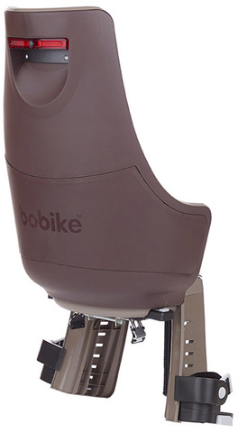 Картинка велокресло Bobike Exclusive Maxi Plus Frame LED Toffee Brown - 2