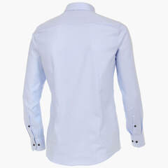Сорочка мужская Venti Modern Fit 103522000-100 из структурной ткани голубая