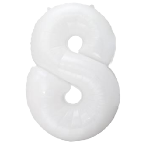 Цифра «8» белая