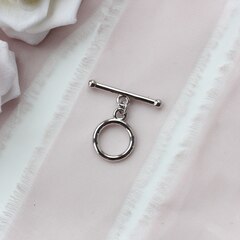 Замочек - тогл 14 мм, родий З099