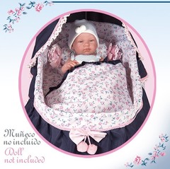 DeCuevas Кроватка для кукол с балдахином 